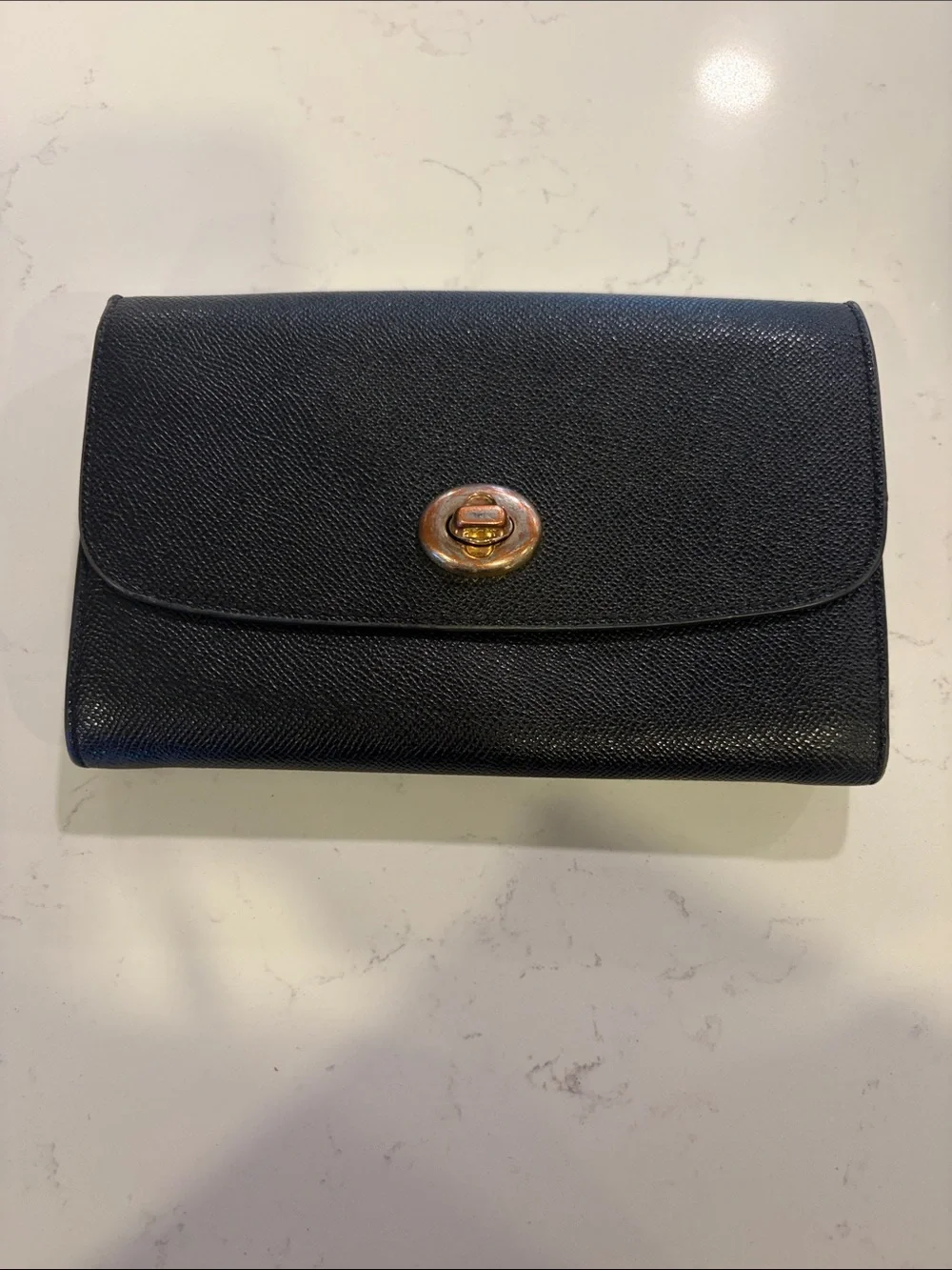 Vintage coach wallet on chain Turn-Lock